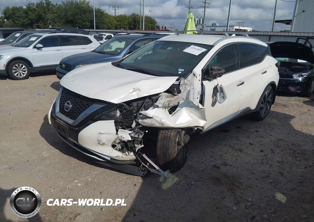 2020 Nissan Murano Sl Fwd VIN:5N1AZ2CJ9LN110459 - 2