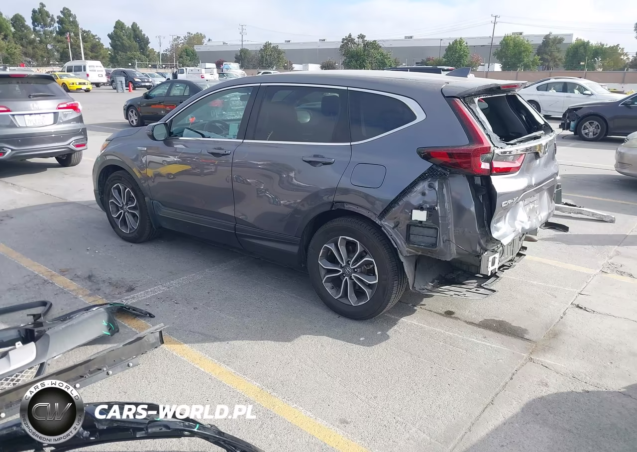 2021 Honda Cr-V Hybrid Ex VIN:7FART6H57ME035096 - 3