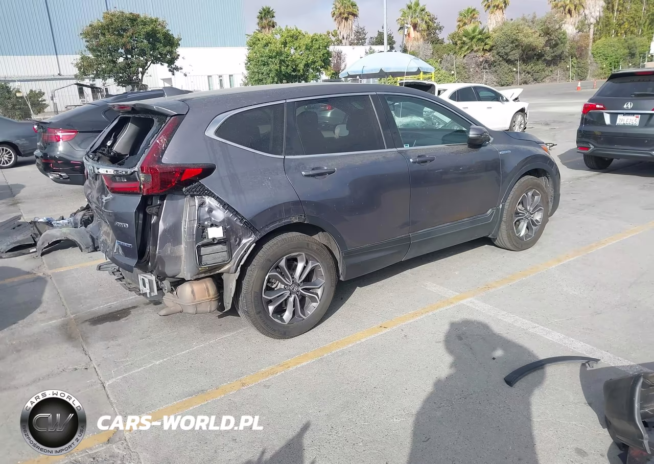 2021 Honda Cr-V Hybrid Ex VIN:7FART6H57ME035096 - 4