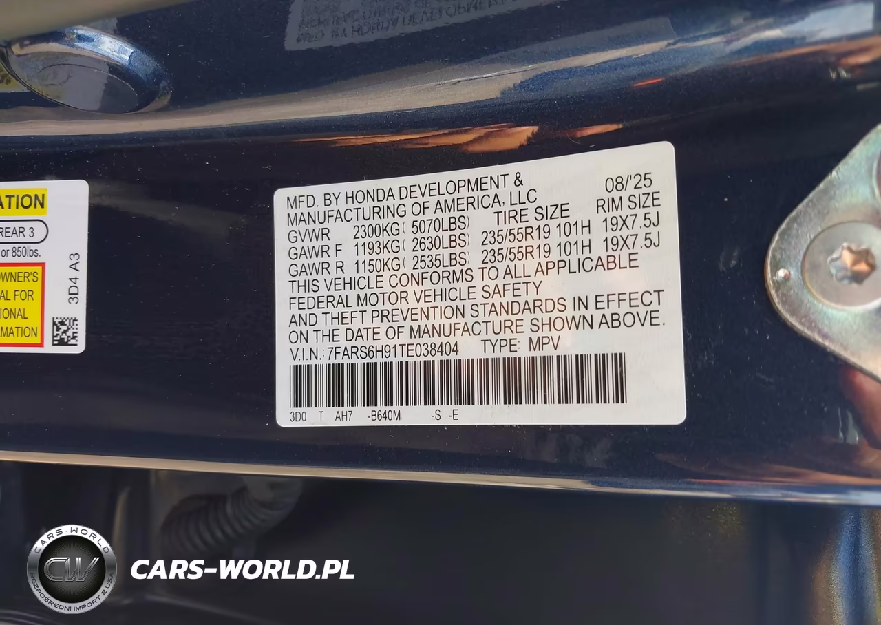 2026 Honda Cr-V Hybrid Awd Sport Touring VIN:7FARS6H91TE038404 - 9