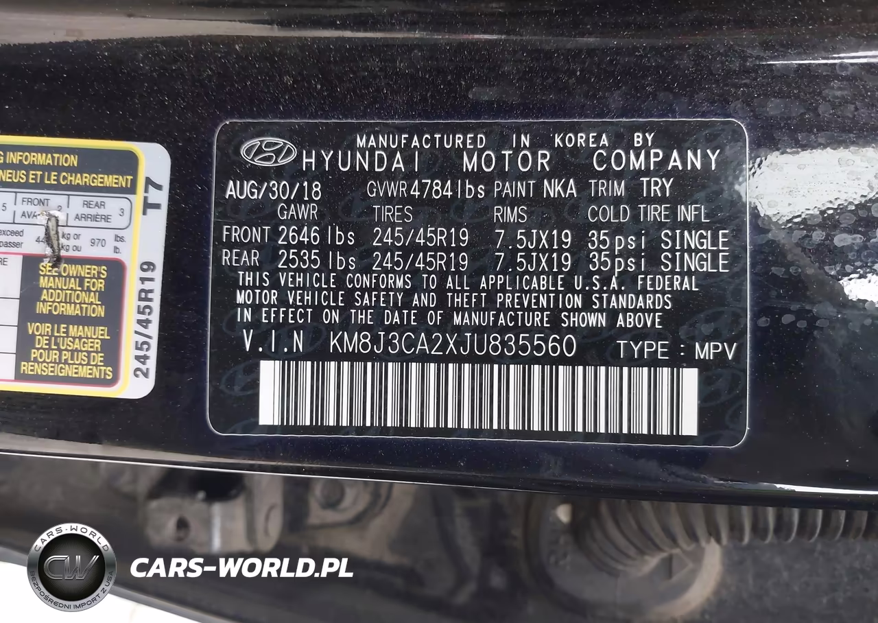 2018 Hyundai Tucson Limited VIN:KM8J3CA2XJU835560 - 9