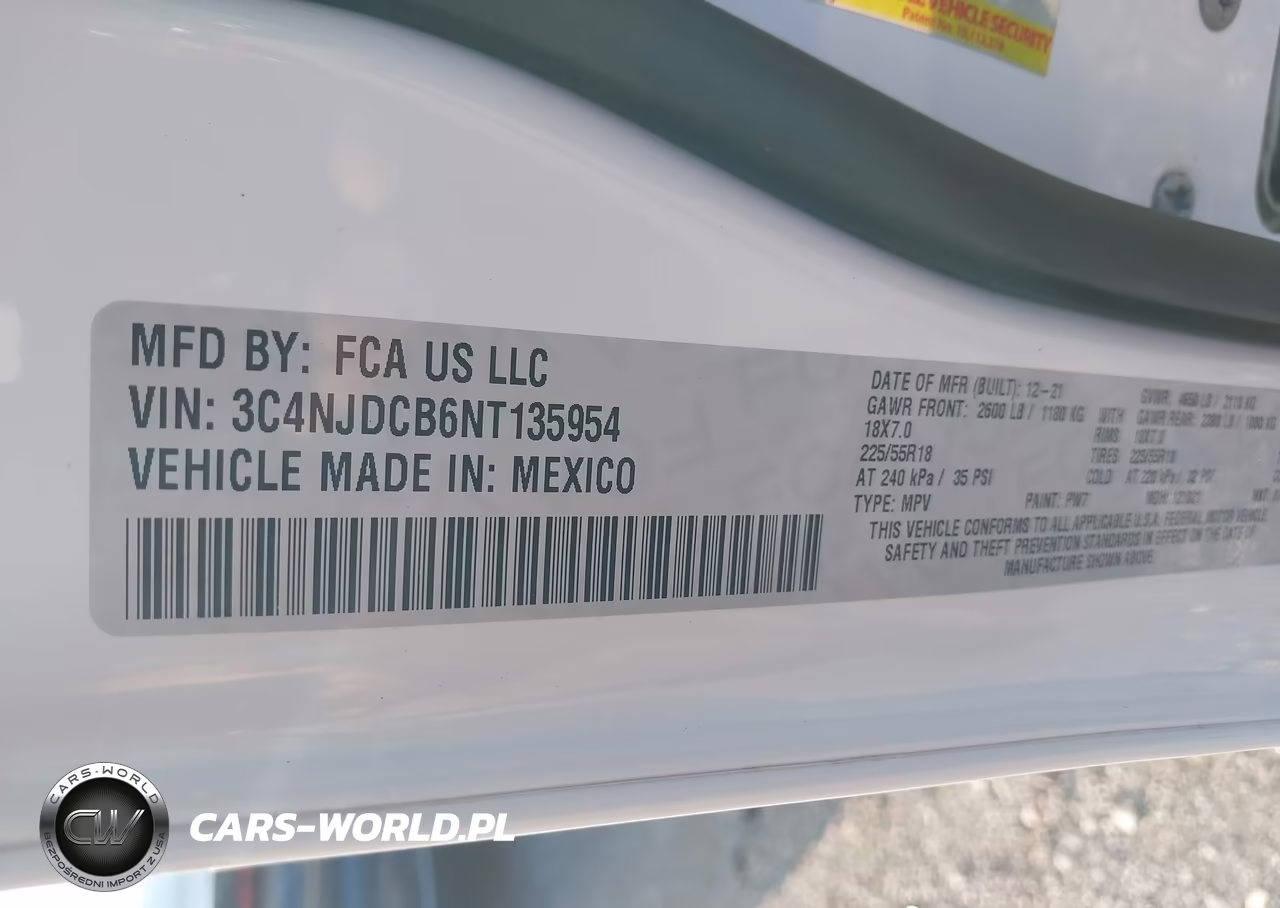 2022 Jeep Compass Limited 4X4 VIN:3C4NJDCB6NT135954 - 9