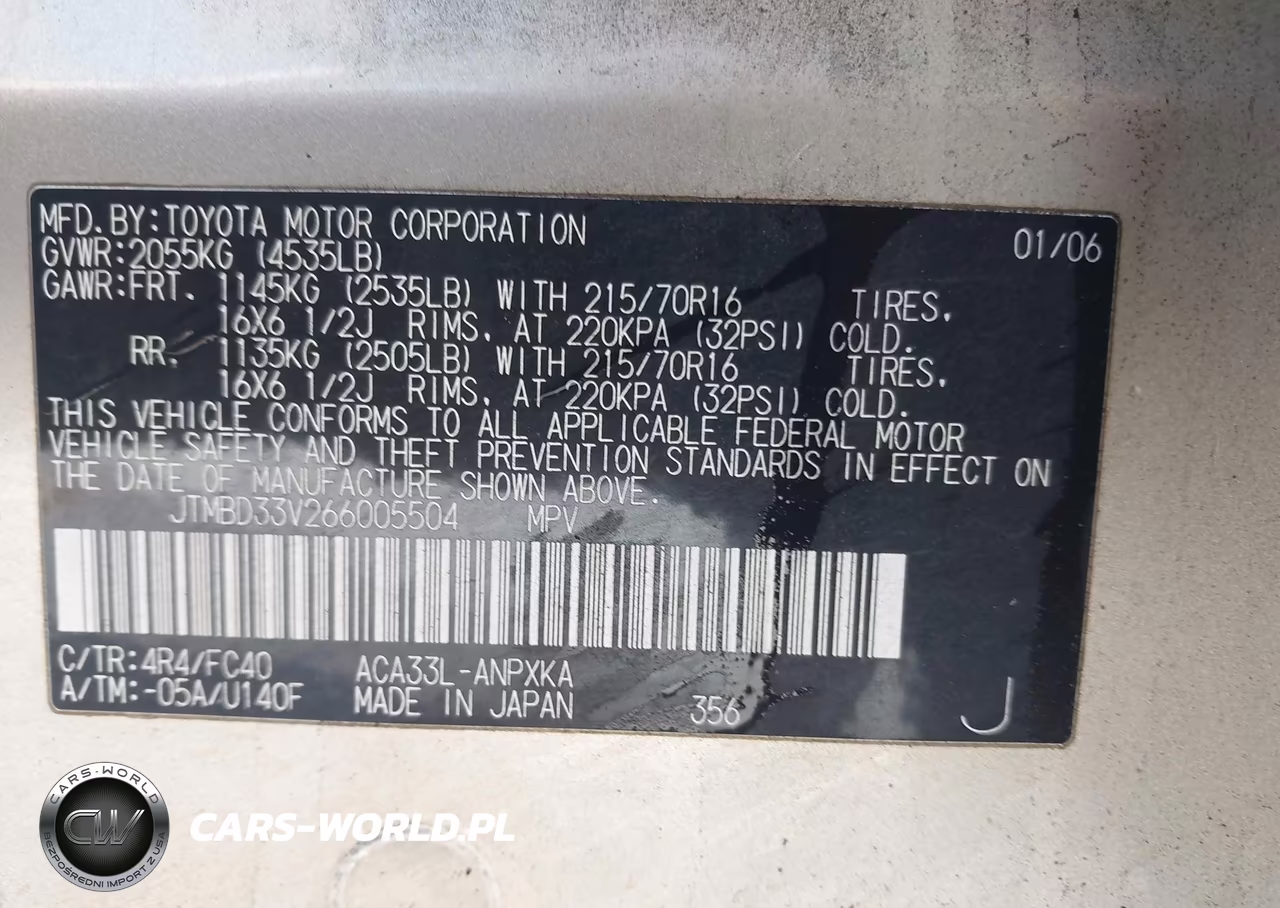2006 Toyota Rav4 VIN:JTMBD33V266005504 - 9