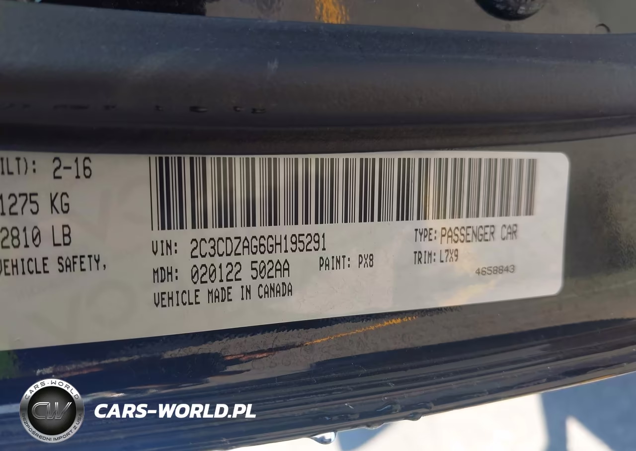 2016 Dodge Challenger Sxt VIN:2C3CDZAG6GH195291 - 9