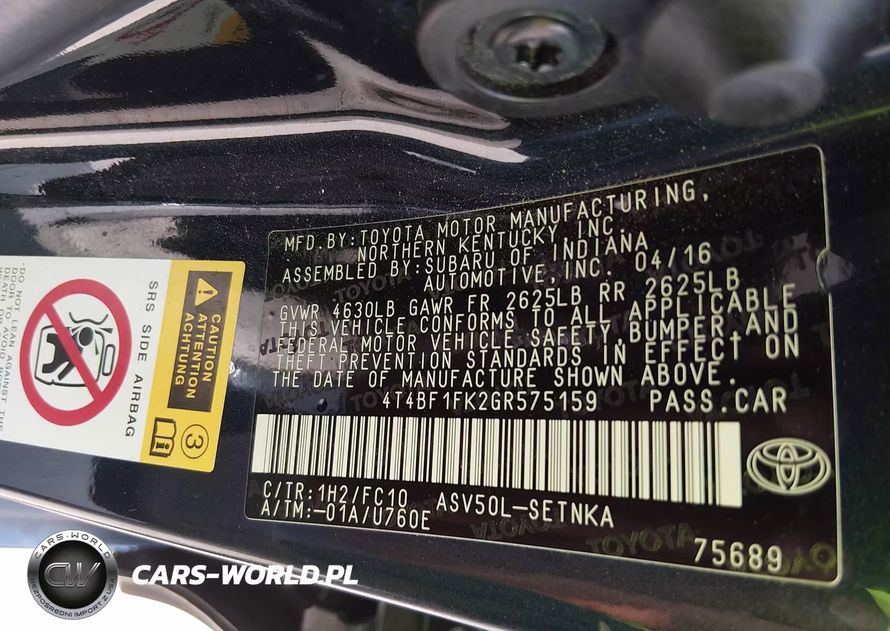 2016 Toyota Camry Le VIN:4T4BF1FK2GR575159 - 9
