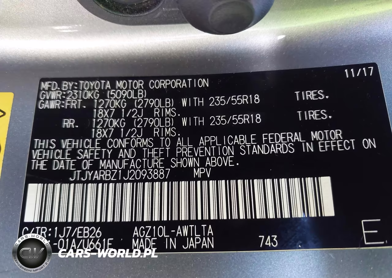 2018 Lexus Nx 300 F Sport VIN:JTJYARBZ1J2093887 - 9