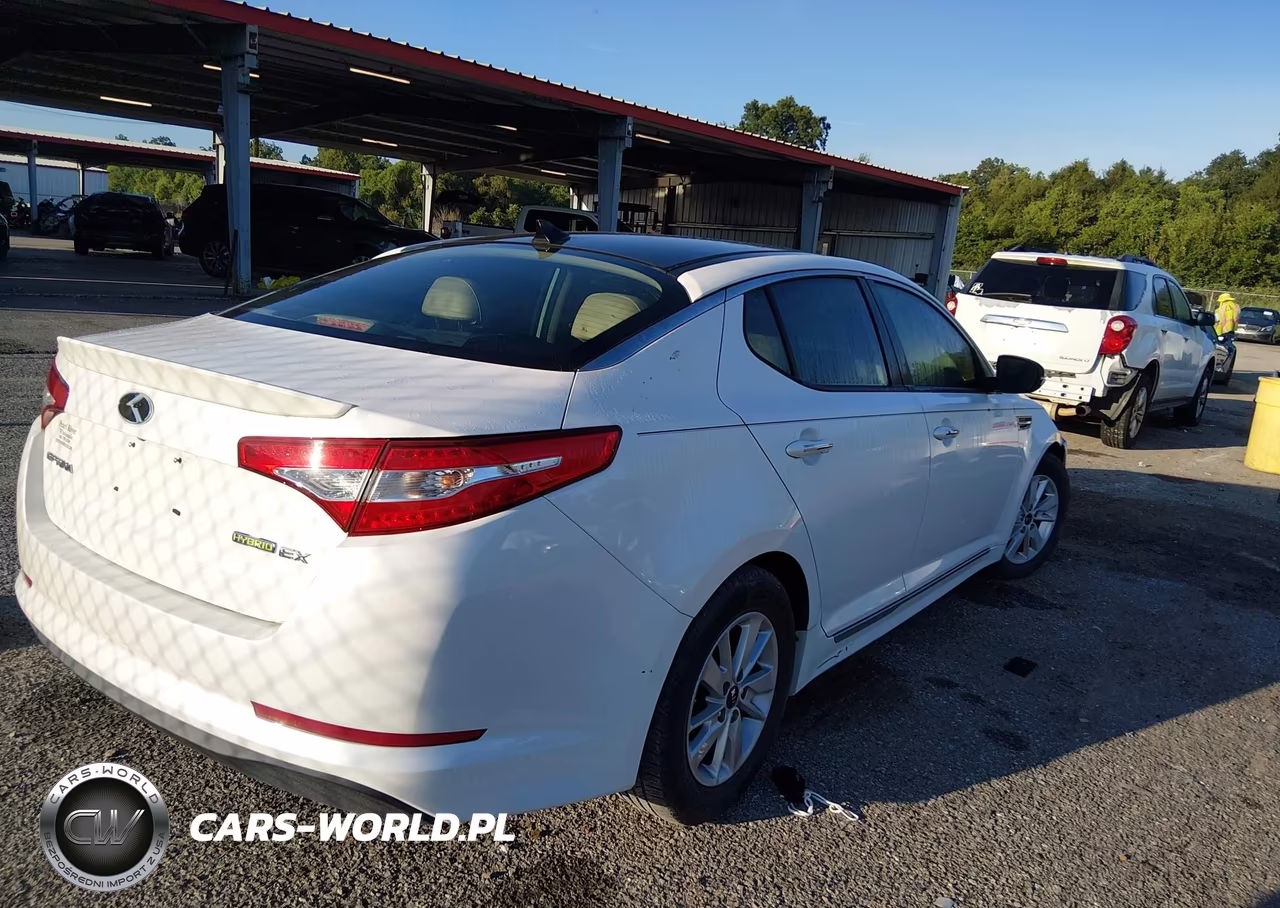 2013 Kia Optima Hybrid Ex VIN:KNAGM4ADXD5049630 - 4