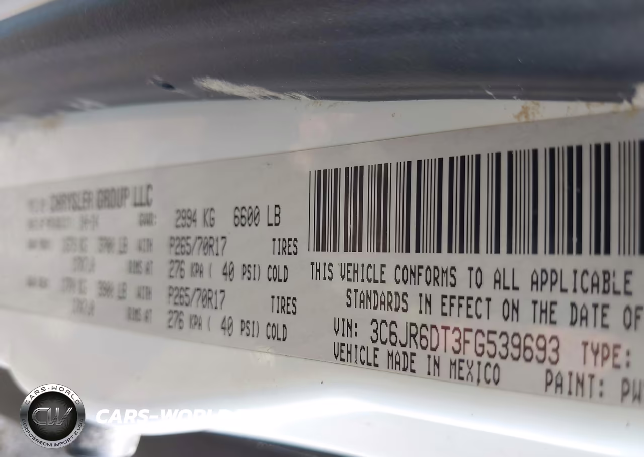 2015 Ram 1500 Tradesman VIN:3C6JR6DT3FG539693 - 9