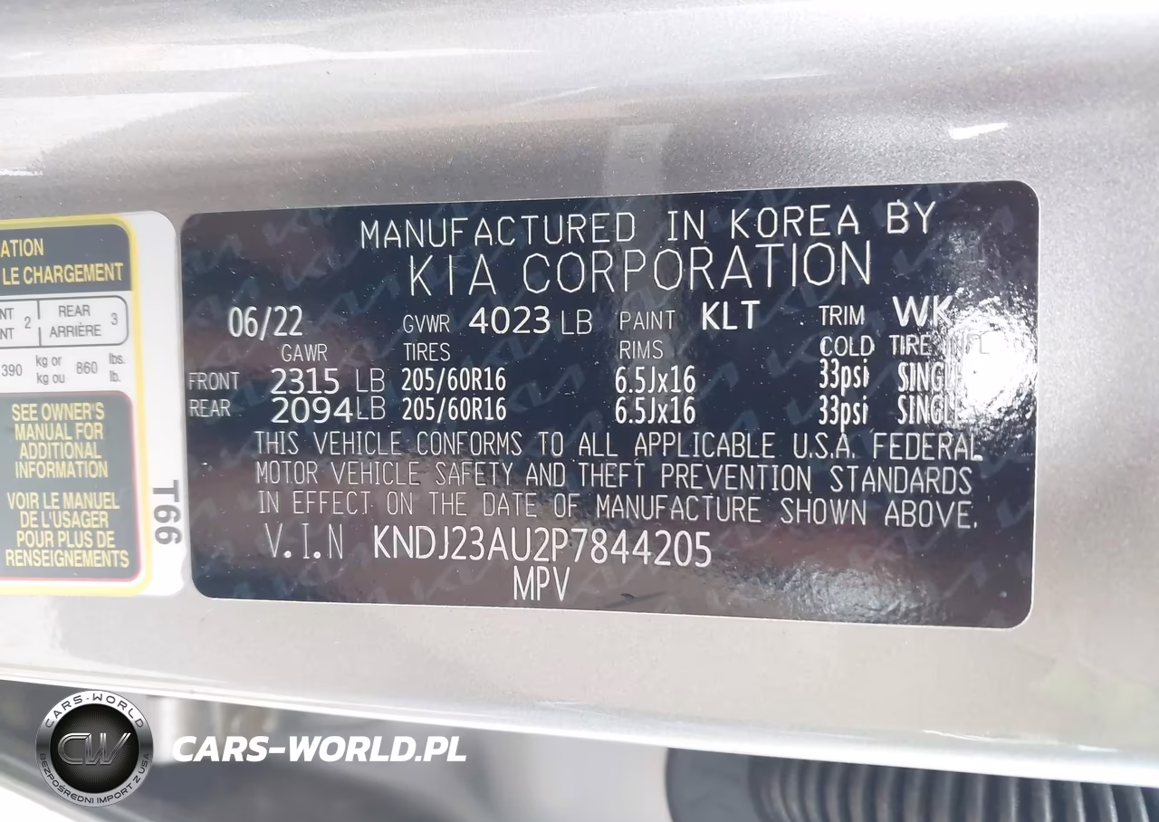 2023 Kia Soul Lx VIN:KNDJ23AU2P7844205 - 9