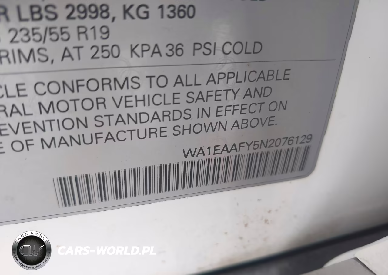 2022 Audi Q5 Premium Plus 45 Tfsi S Line Quattro S Tronic VIN:WA1EAAFY5N2076129 - 9