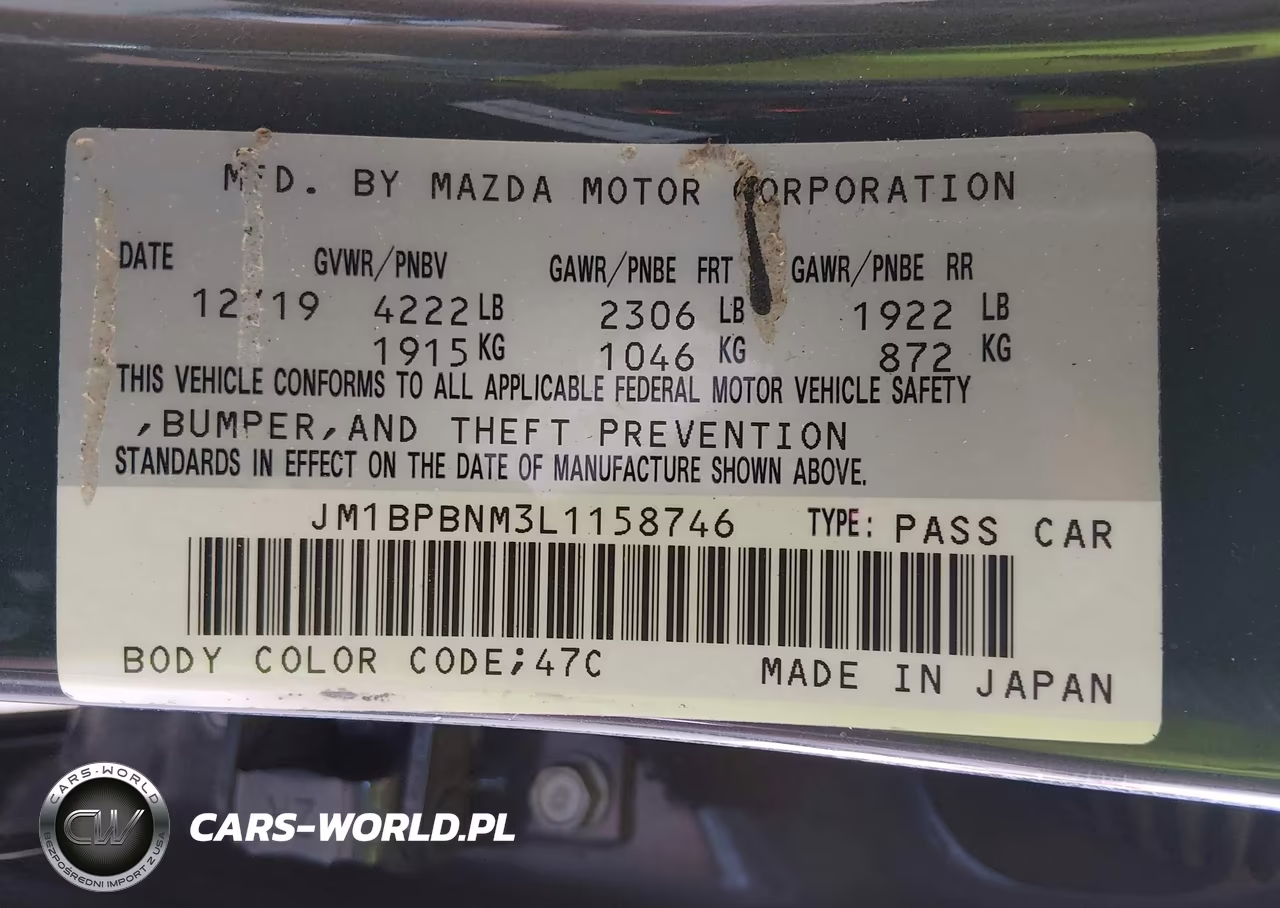 2020 Mazda Mazda3 Premium Package VIN:JM1BPBNM3L1158746 - 9