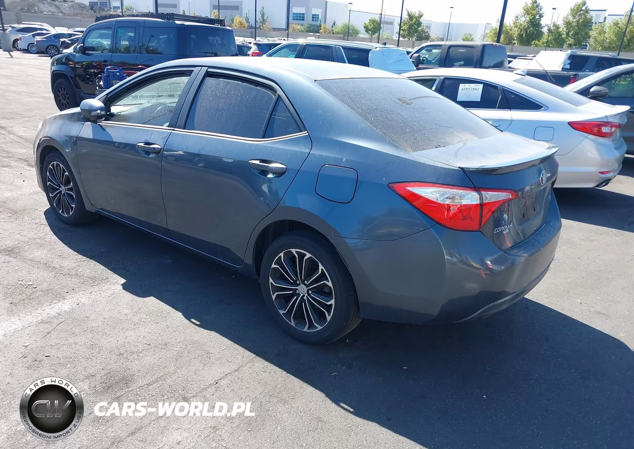 2015 Toyota Corolla S Plus VIN:2T1BURHE9FC466624 - 3