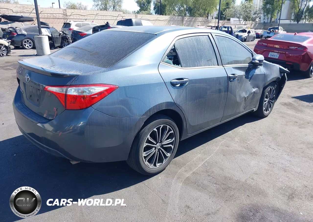 2015 Toyota Corolla S Plus VIN:2T1BURHE9FC466624 - 4