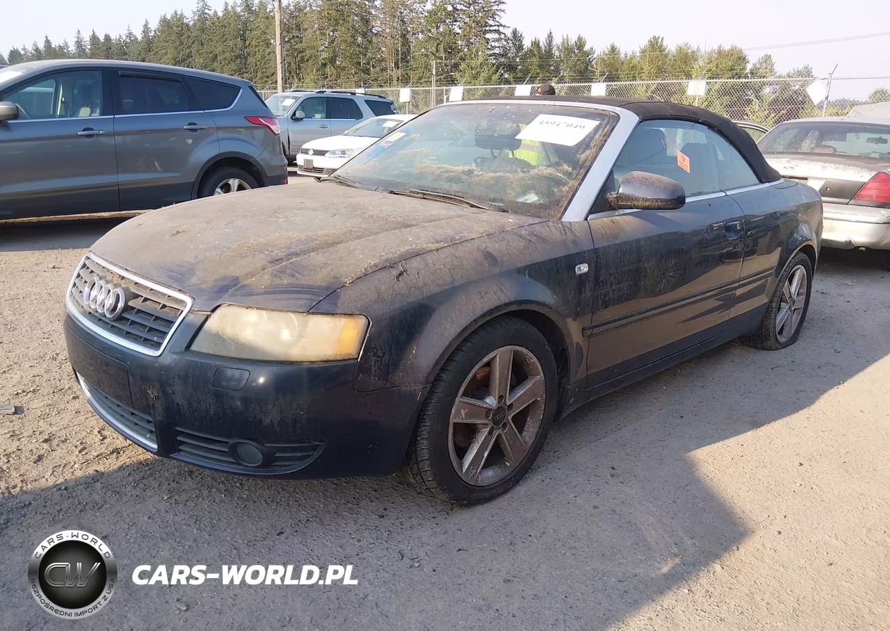 2003 Audi A4 3.0 VIN:WAUAT48H83K015607 - 2