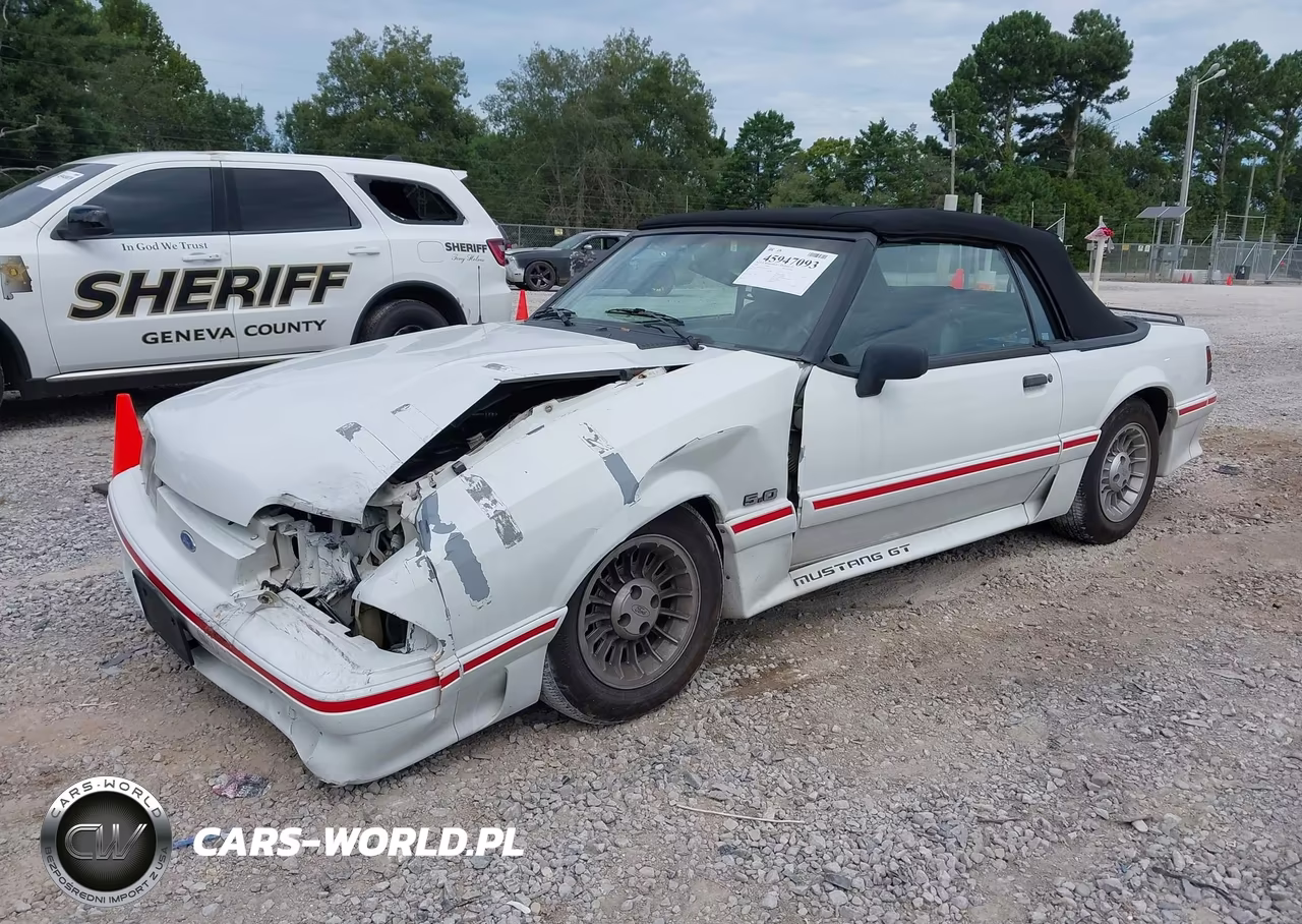1990 Ford Mustang Gt-Cobra Gt VIN:1FACP45E7LF130160 - 2