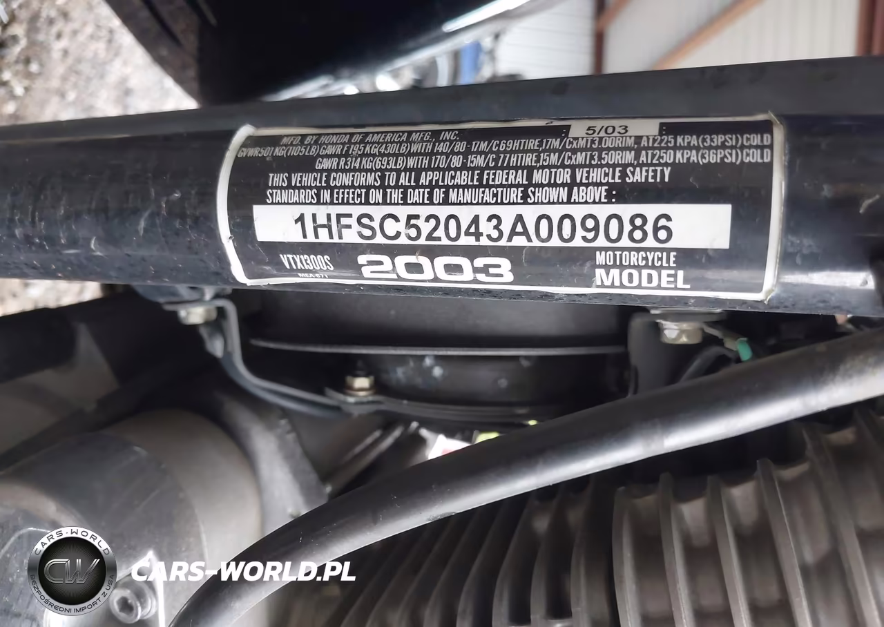2003 Honda Vt1300 S VIN:1HFSC52043A009086 - 10