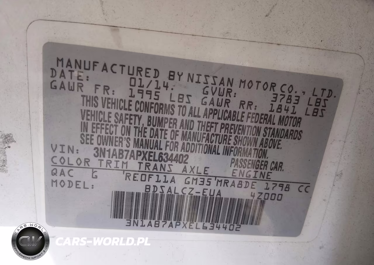 2014 Nissan Sentra S VIN:3N1AB7APXEL634402 - 9
