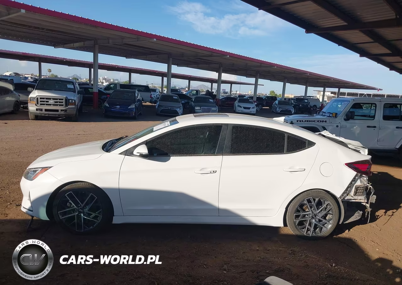 2020 Hyundai Elantra Sport VIN:KMHD04LB0LU100629 - 14