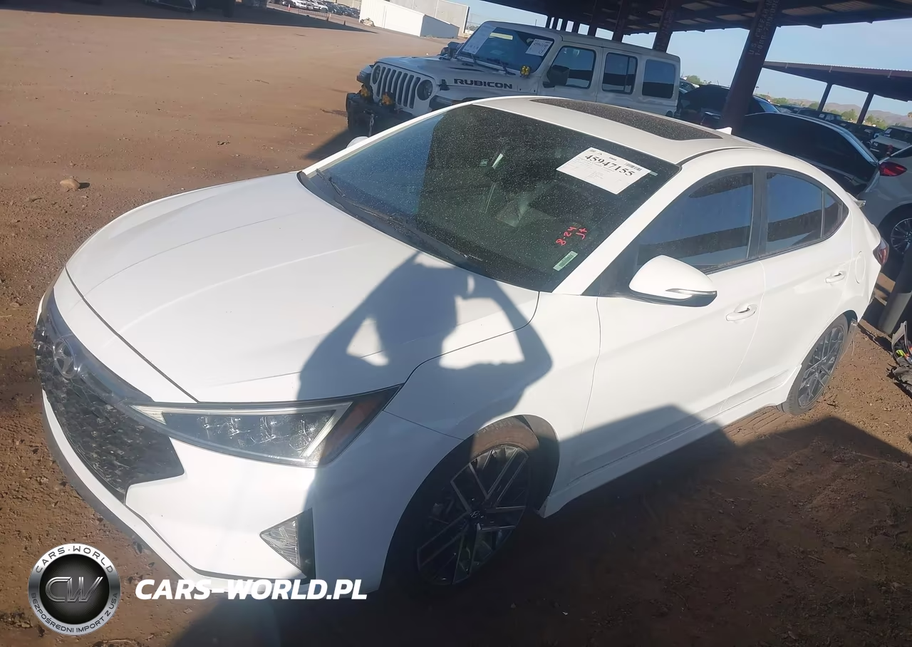 2020 Hyundai Elantra Sport VIN:KMHD04LB0LU100629 - 2