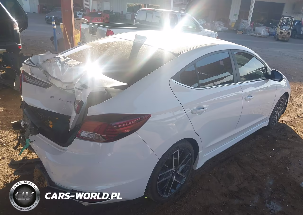 2020 Hyundai Elantra Sport VIN:KMHD04LB0LU100629 - 4