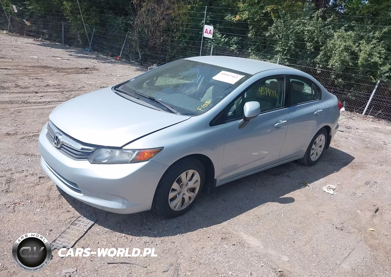2012 Honda Civic Lx VIN:19XFB2F51CE014715 - 2