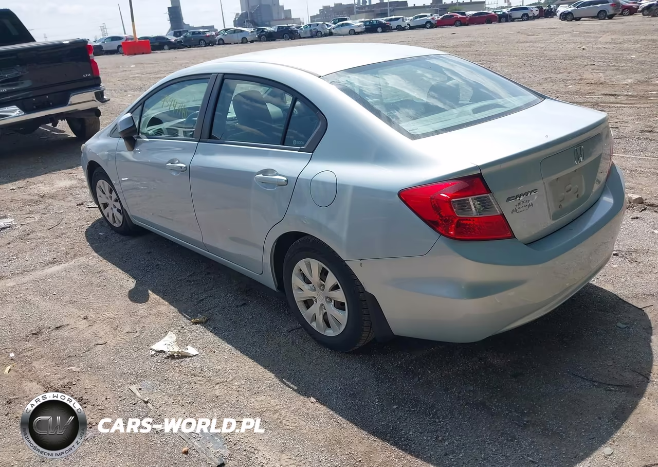 2012 Honda Civic Lx VIN:19XFB2F51CE014715 - 3