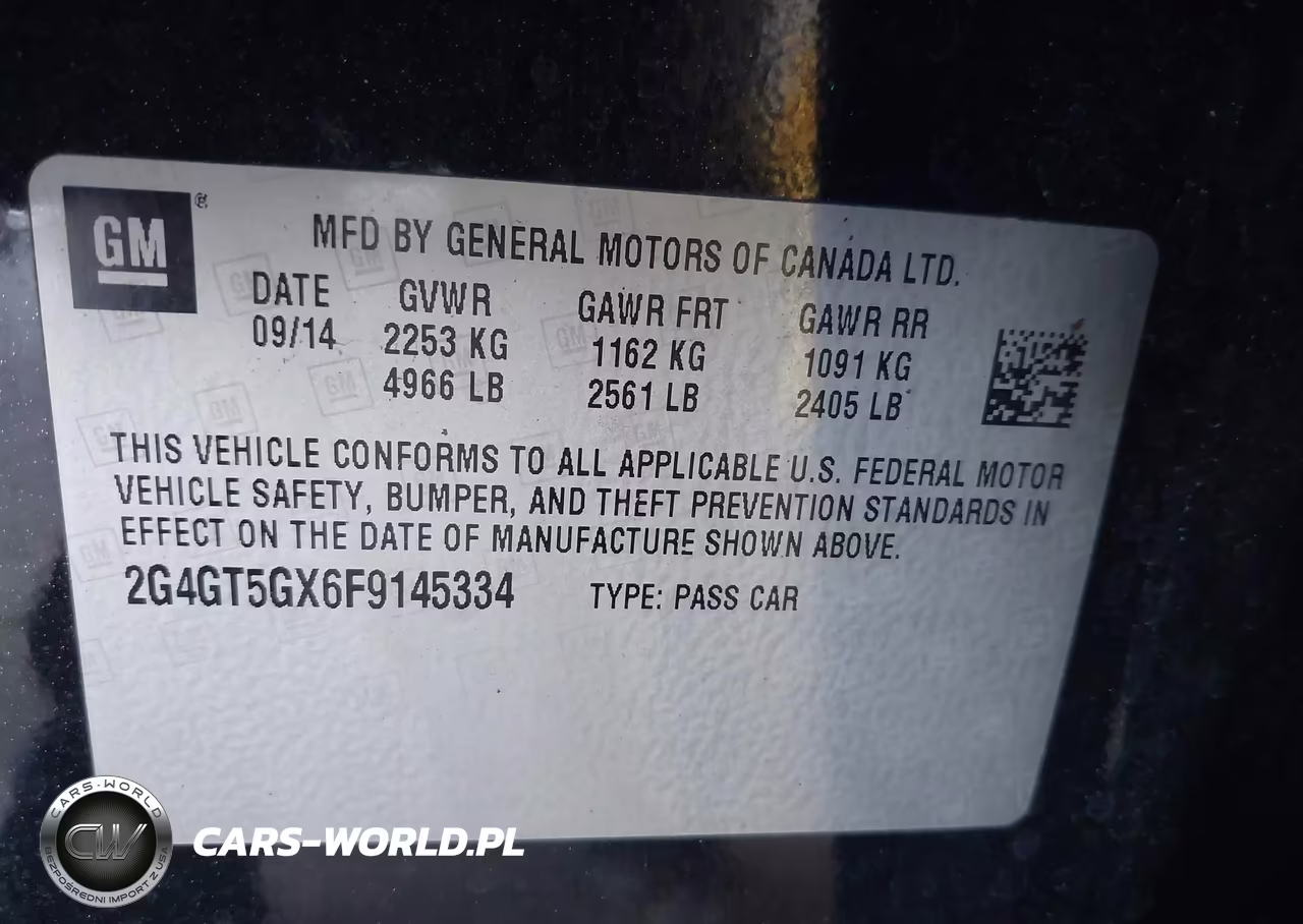 2015 Buick Regal Gs VIN:2G4GT5GX6F9145334 - 9