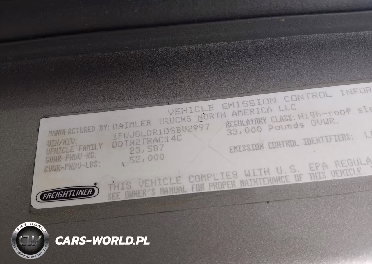 2013 Freightliner Cascadia 125 VIN:1FUJGLDR1DSBV2997 - 8