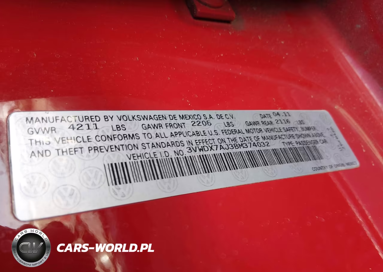 2011 Volkswagen Jetta 2.5L Se VIN:3VWDX7AJ3BM374032 - 9