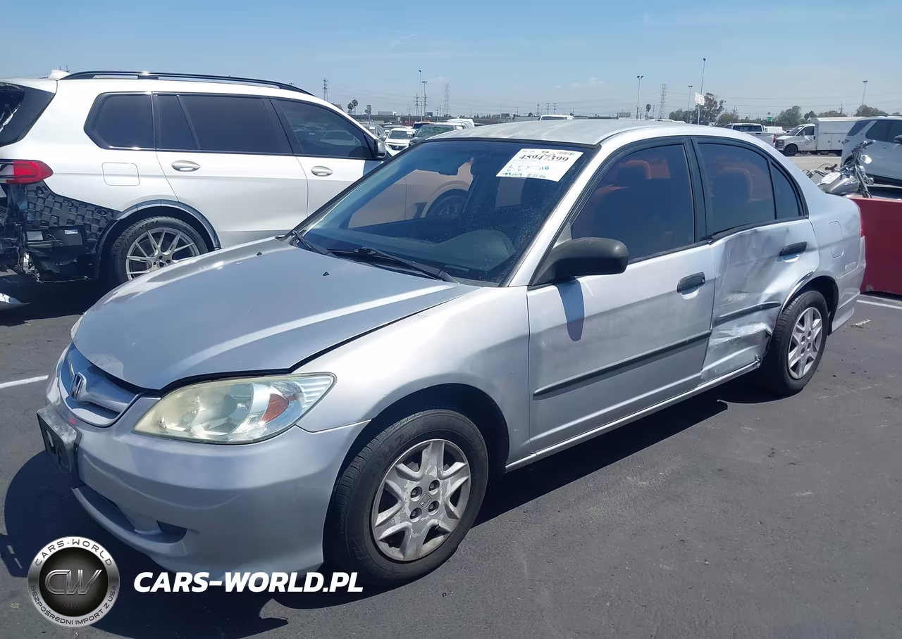 2004 Honda Civic Vp VIN:2HGES16364H551074 - 2