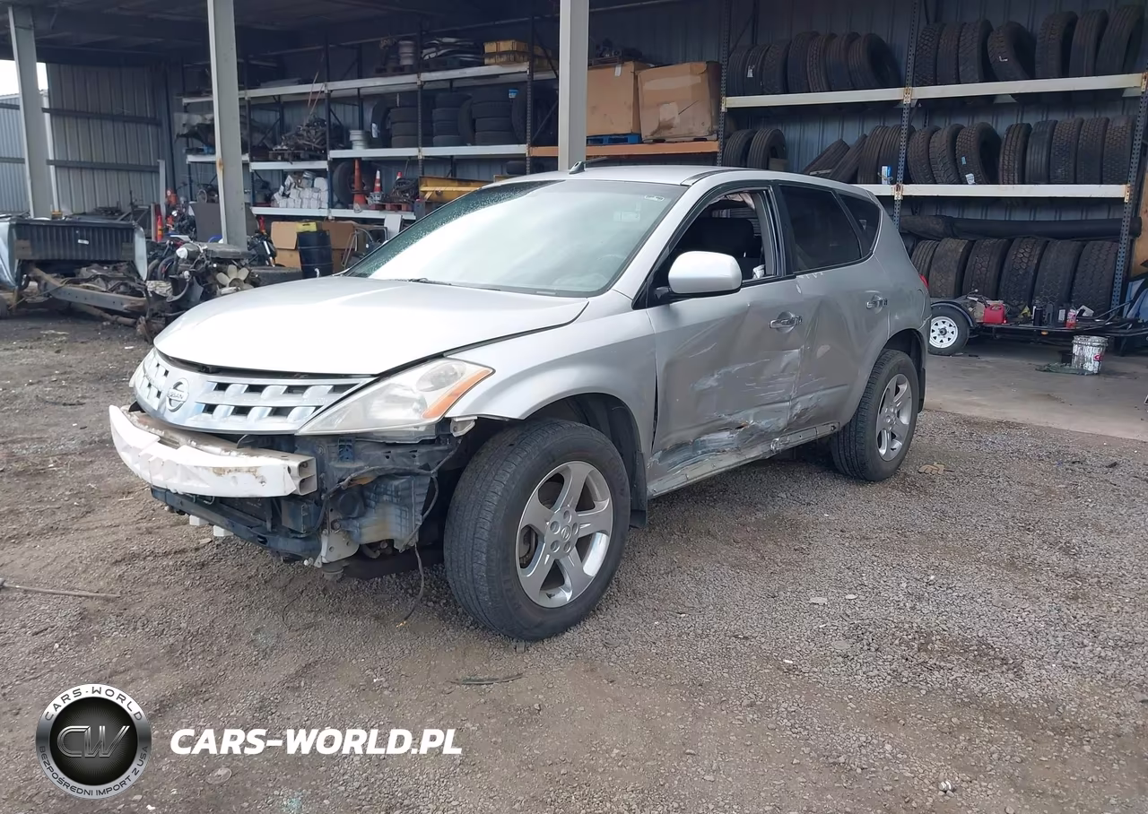 2005 Nissan Murano Sl VIN:JN8AZ08T75W309787 - 2
