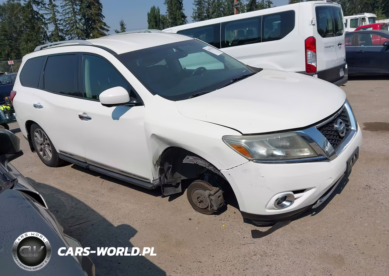 2015 Nissan Pathfinder Sl VIN:5N1AR2MN1FC676696 - 1