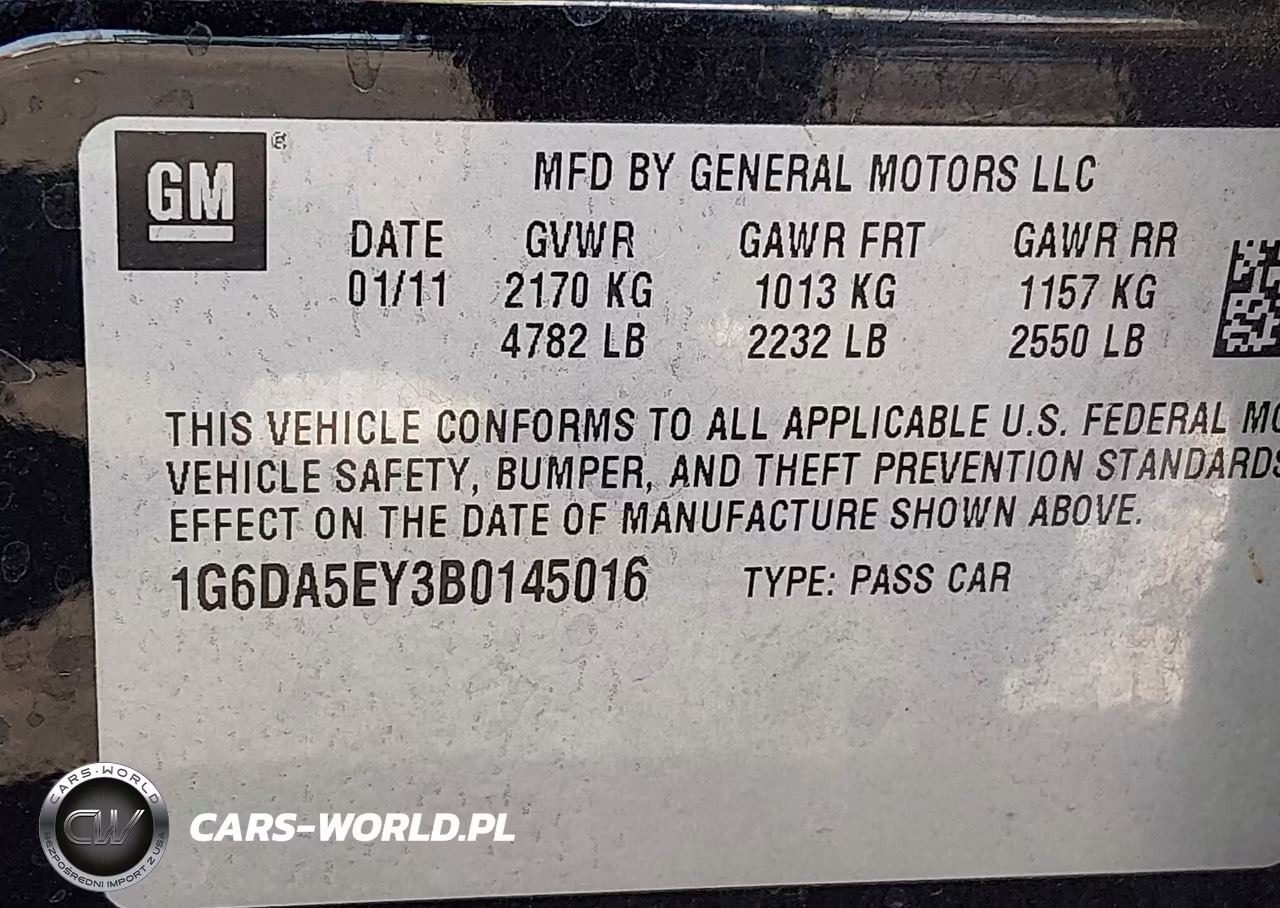 2011 Cadillac Cts VIN:1G6DA5EY3B0145016 - 9