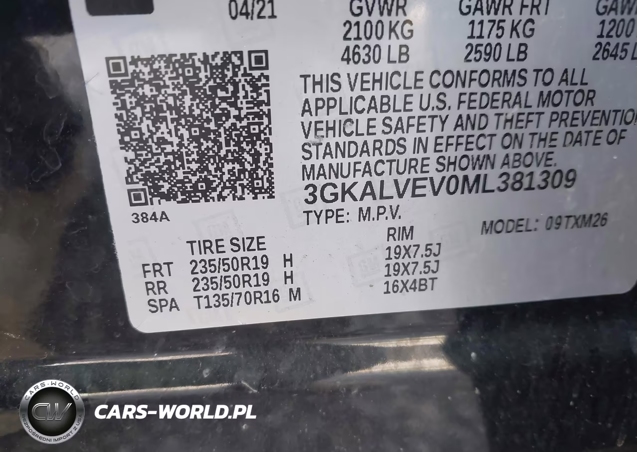 2021 GMC Terrain Awd Slt VIN:3GKALVEV0ML381309 - 9