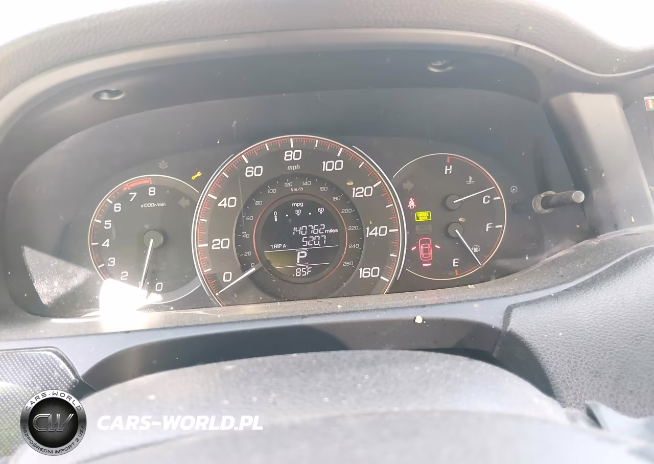 2014 Honda Accord Ex-L V-6 VIN:1HGCT2B84EA001643 - 7