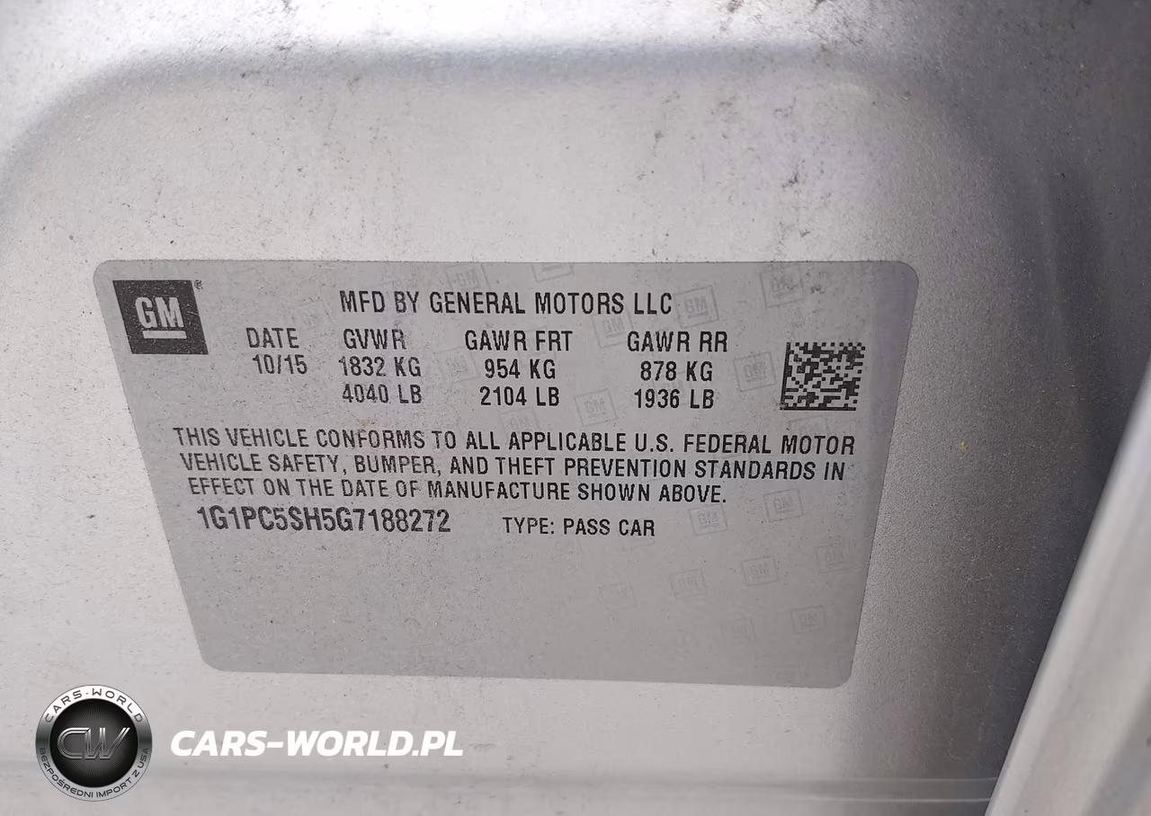 2016 Chevrolet Cruze Limited Ls Auto VIN:1G1PC5SH5G7188272 - 9