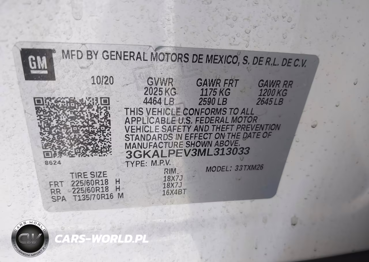 2021 GMC Terrain Fwd Slt VIN:3GKALPEV3ML313033 - 9