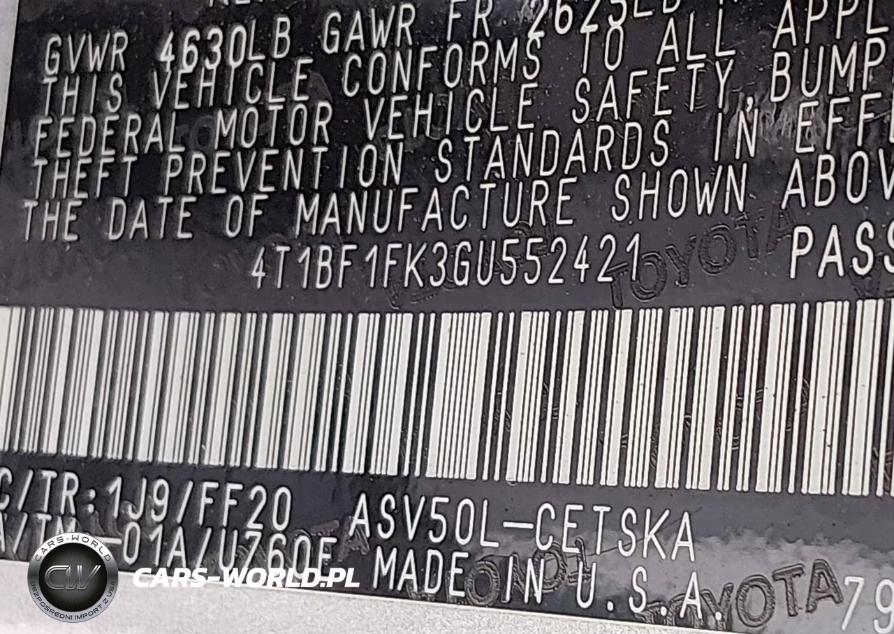 2016 Toyota Camry Se VIN:4T1BF1FK3GU552421 - 9