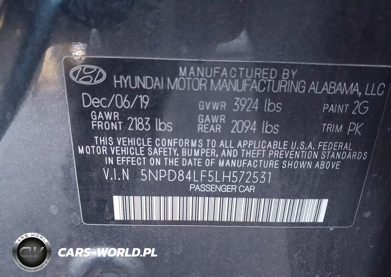2020 Hyundai Elantra Sel VIN:5NPD84LF5LH572531 - 9