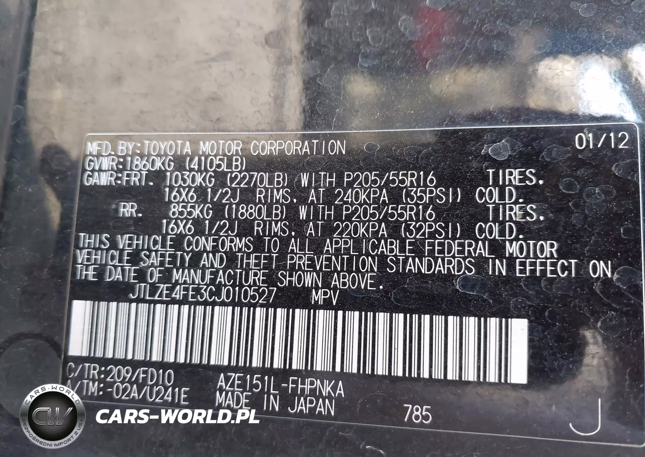 2012 Scion Xb VIN:JTLZE4FE3CJ010527 - 9