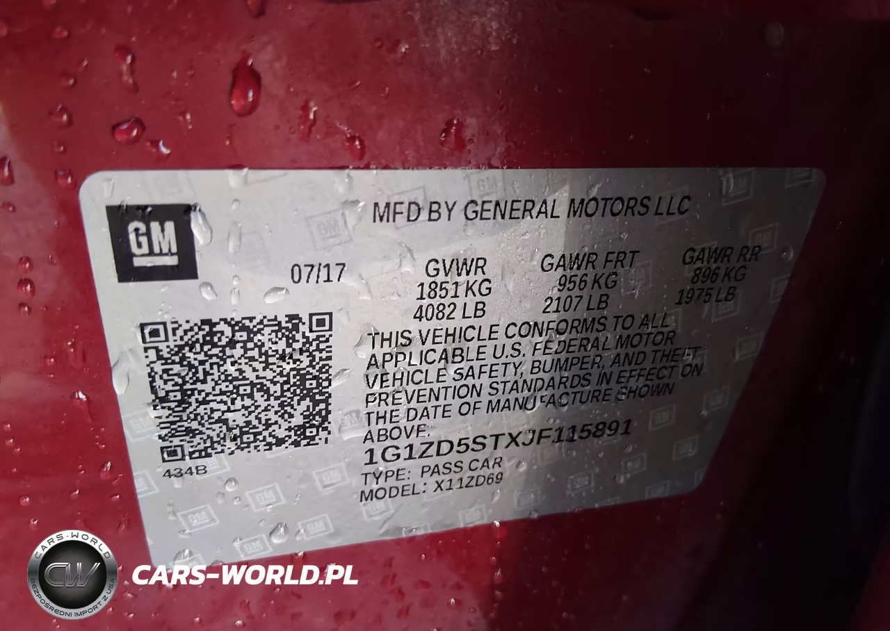 2018 Chevrolet Malibu Lt VIN:1G1ZD5STXJF115891 - 9