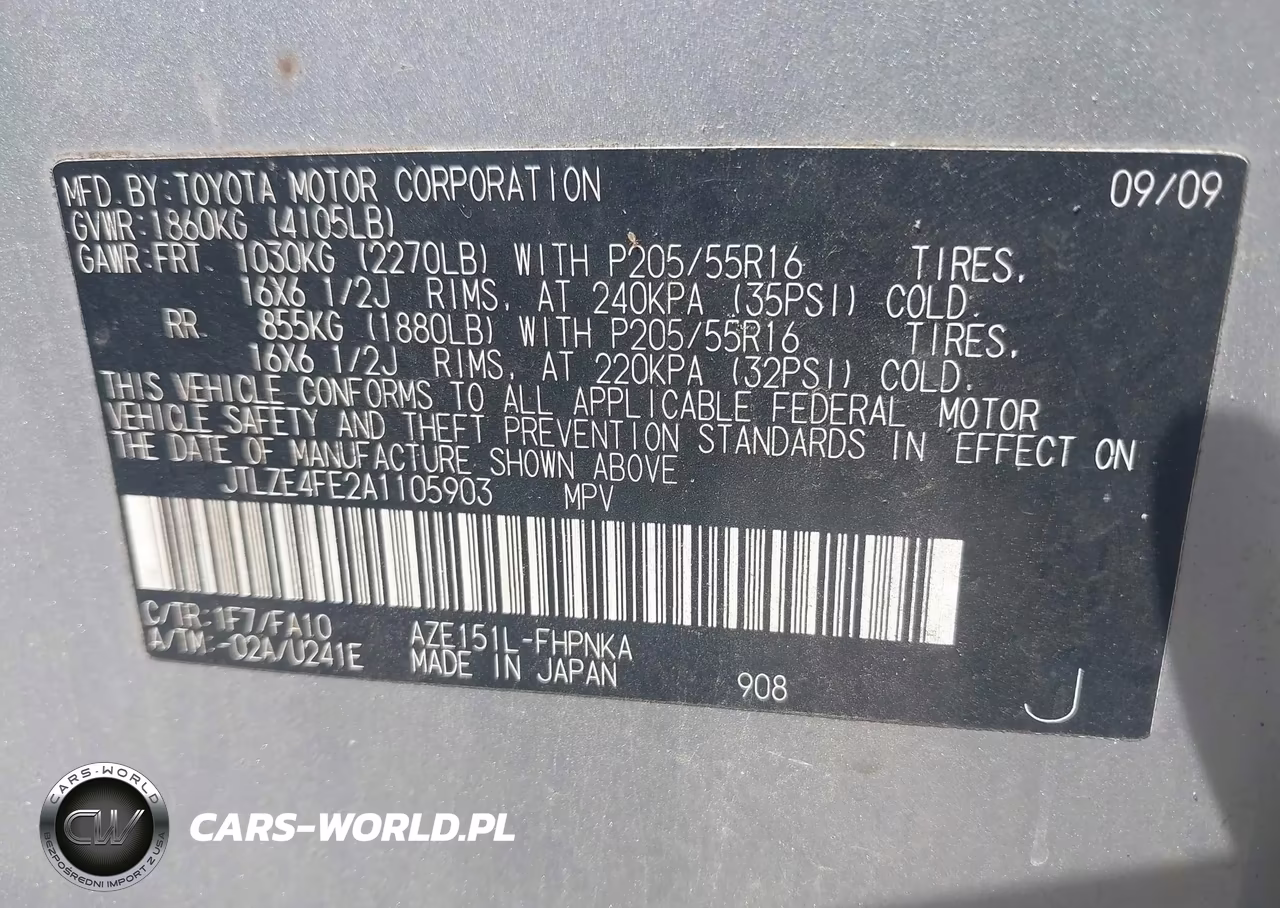 2010 Scion Xb VIN:JTLZE4FE2A1105903 - 9