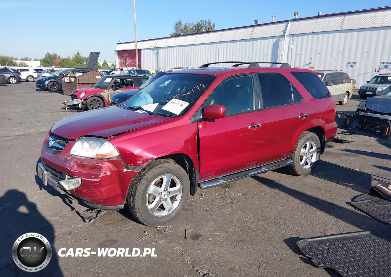 2003 Acura Mdx VIN:2HNYD18823H535199 - 2
