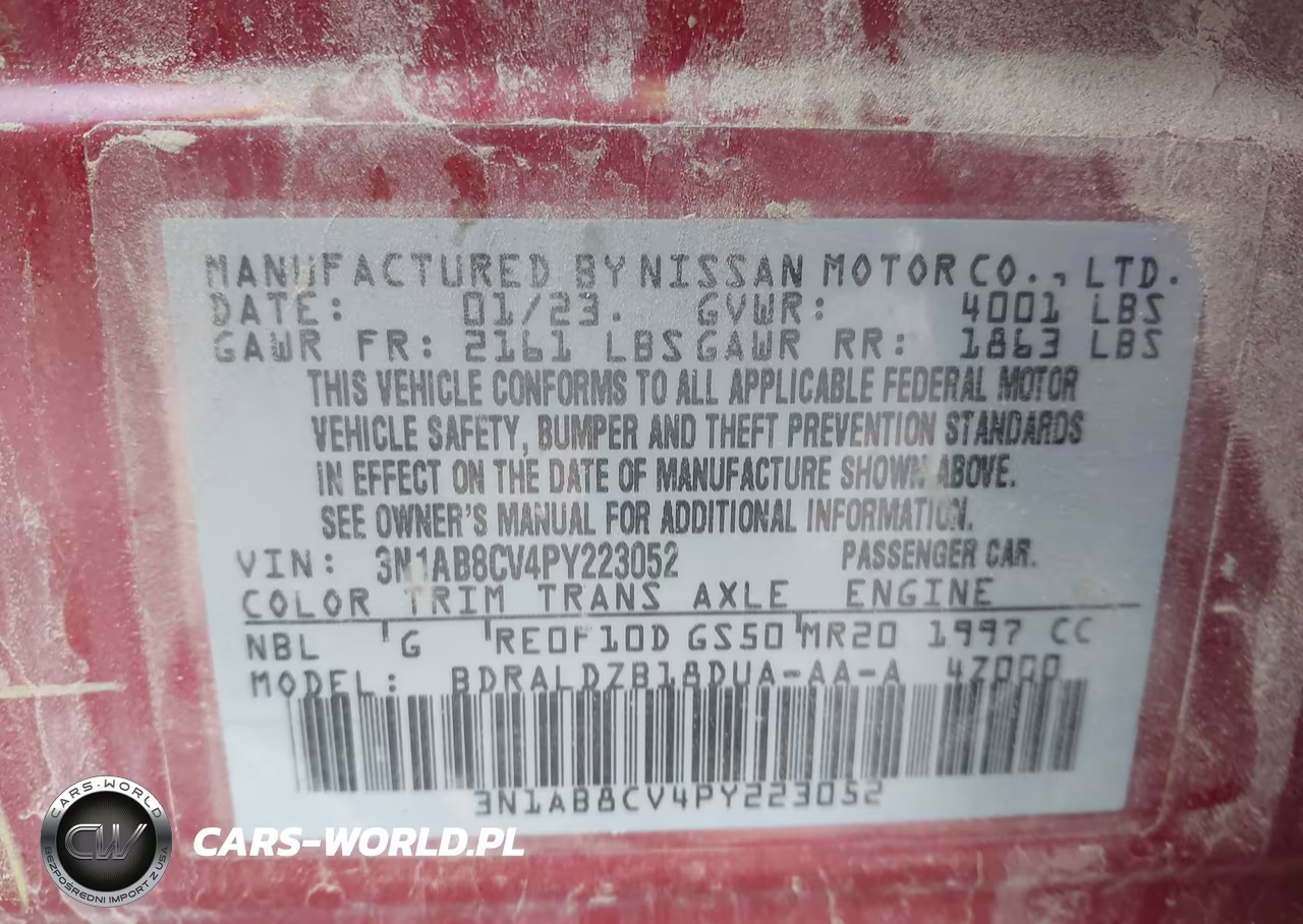 2023 Nissan Sentra Sv Xtronic Cvt VIN:3N1AB8CV4PY223052 - 9