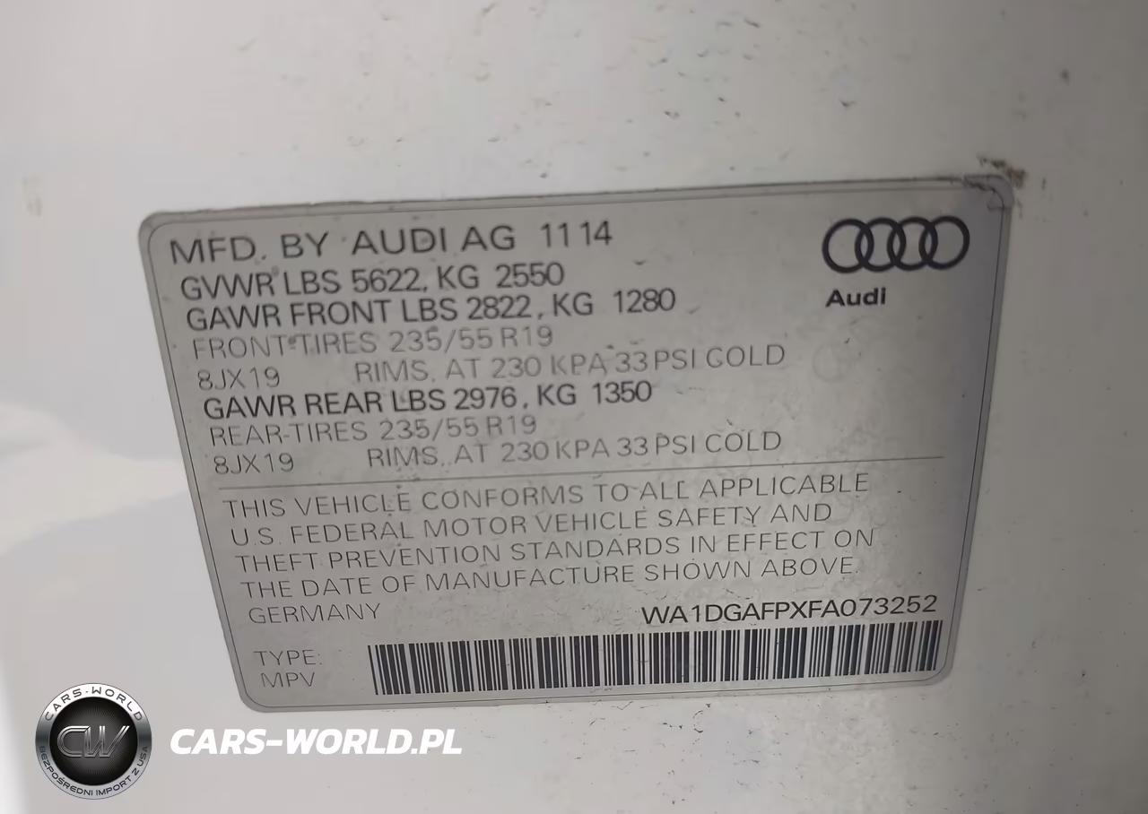2015 Audi Q5 3.0T Premium Plus VIN:WA1DGAFPXFA073252 - 9