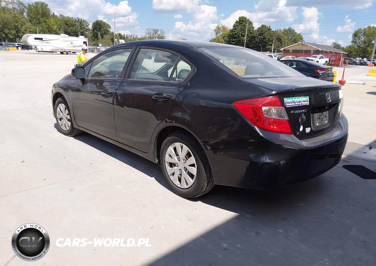 2012 Honda Civic Lx VIN:2HGFB2F50CH322464 - 3