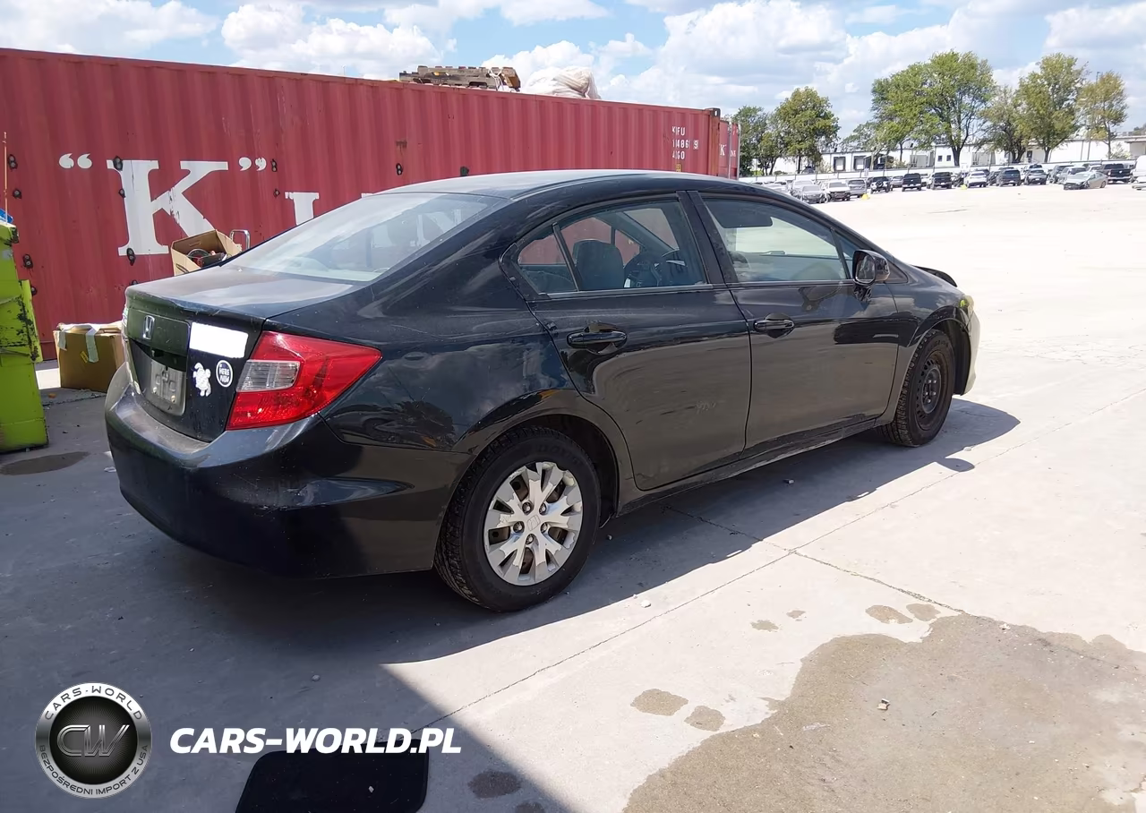 2012 Honda Civic Lx VIN:2HGFB2F50CH322464 - 4