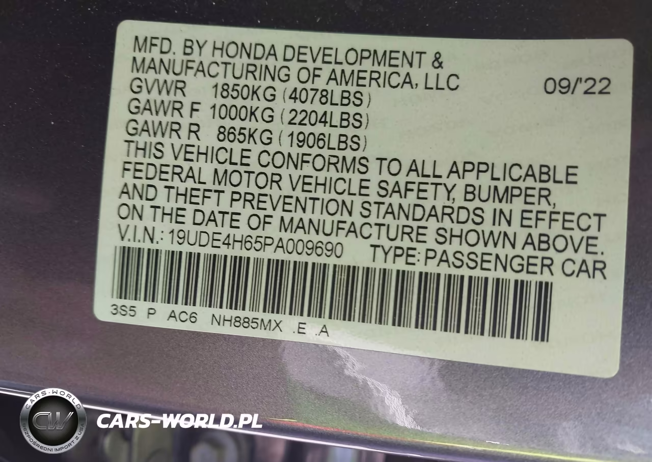 2023 Acura Integra A-Spec Technology VIN:19UDE4H65PA009690 - 9