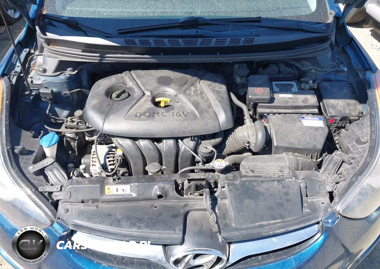 2013 Hyundai Elantra Gls VIN:KMHDH4AE3DU007272 - 10