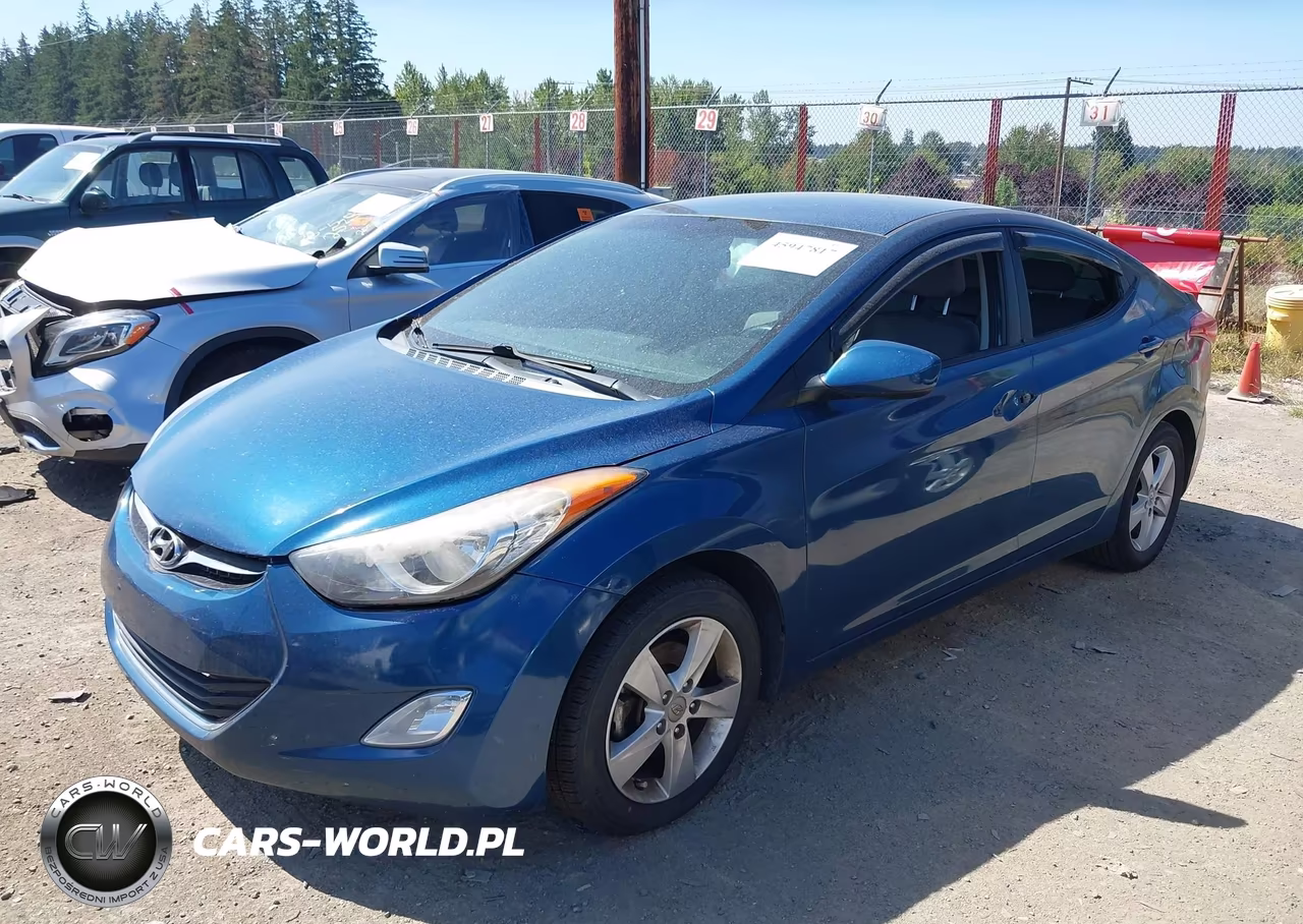 2013 Hyundai Elantra Gls VIN:KMHDH4AE3DU007272 - 2